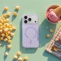 Bubble Dots Mag puzdro pre iPhone 15 6,1" fialové