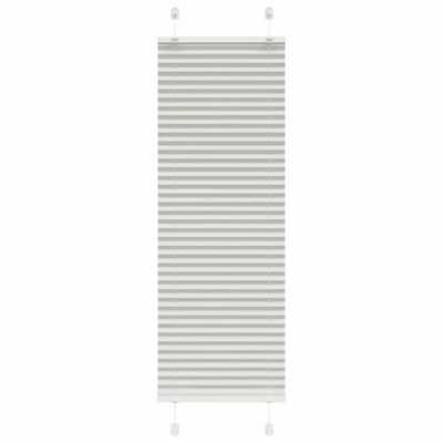 vidaXL plisovaná roleta svetlosivá 45x100 cm šírka látky 44,4 cm
