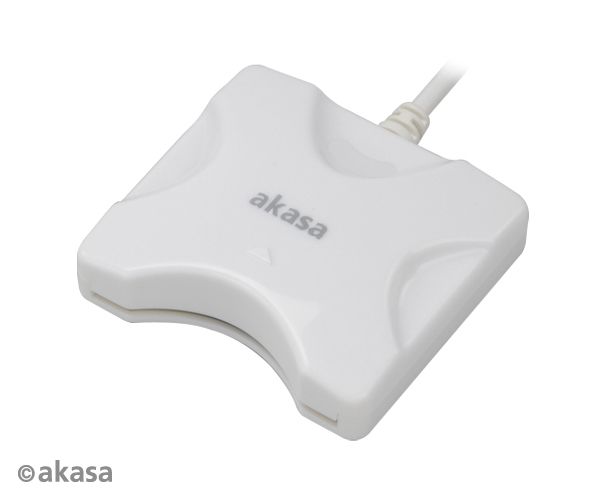 AKASA externá čítačka Smart kariet - biela