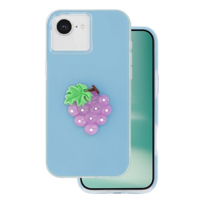 Ovocie 2v1 puzdro pre iPhone 16e / 17e modrá