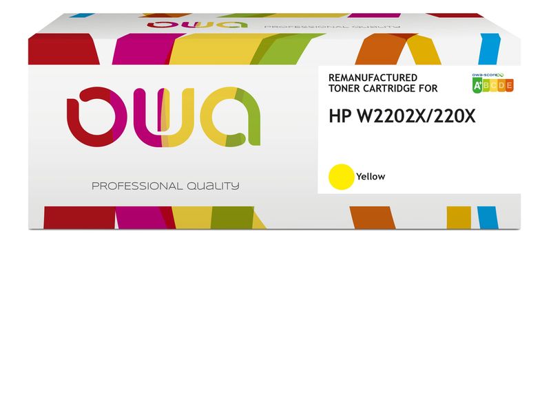 OWA Armor toner kompatibilný s HP W2202X, 220X, 5500st, žltá/yellow