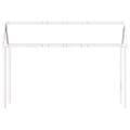 vidaXL Strecha na detskú posteľ biela 217x85,5x154 cm borovicový masív