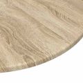vidaXL Vrchná doska Ø 70 x 1,5 cm Okrúhly Kompozitné drevo Dub sonoma