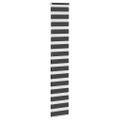 vidaXL Zebra roleta čierna 40x200 cm šírka látky 35,9 cm polyester