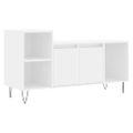vidaXL TV skrinka biela 100x35x55 cm spracované drevo