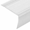 vidaXL Schodové lišty v tvare L 15 ks, hliník 90 cm, strieborné