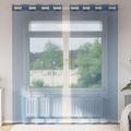 vidaXL Voile Záclony s priechodkami 2 ks Royal Blue