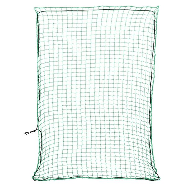 vidaXL Sieť na prívesný vozík s elastickým lanom, zelená 4x3 m, PP