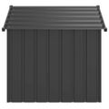 vidaXL Búda pre psa so strechou 131x101x102 cm, pozinkovaná oceľ