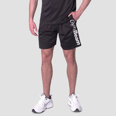 Šortky Mesh Essence Black - GymBeam, veľkosť S