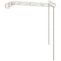 vidaXL Záhradná pergola, starožitná hnedá 3x3x2,5 m, železo