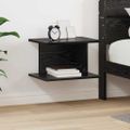 vidaXL Nočný stolík Čierny dub 40 x 30 x 25 cm Kompozitné drevo