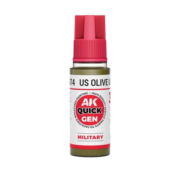 AK Interactive: Quick Gen - US Olive Uniform 18 ml