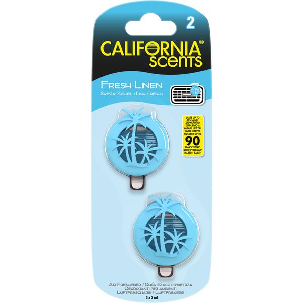 E303648300 California Scents MINI DIFFUSERS SINGLE SCENT Fresh Linen