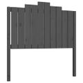 vidaXL Čelo postele sivé 106x4x110 cm masívna borovica