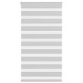 vidaXL Zebra roleta svetlosivá 80x100 cm šírka látky 75,9 cm polyester