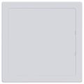 vidaXL Prístupové dosky Biela 40 x 40 cm ABS plast
