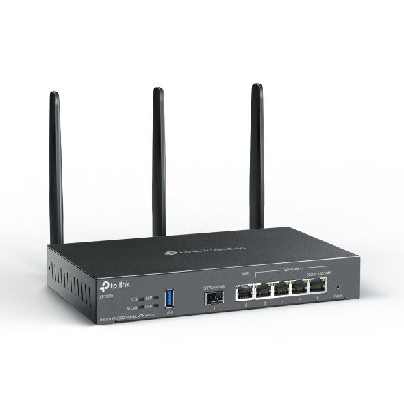 Router TP-Link ER706W VPN WiFi 6, 1x GWAN + 4x GWAN/LAN + 1x GWAN/LAN SFP, USB, Omada SDN