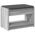 vidaXL Predsieňová lavica Sivá Sonoma 63 x 38 x 45 cm