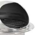 vidaXL Kryty vzduchových ventilátorov 2 ks Strieborná 100 mm