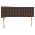 vidaXL Boxspring posteľ s matracom hnedá 140x200 cm umelá koža