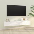 vidaXL Nástenné TV skrinky 2 ks biele 100x30x30 cm kompozitné drevo