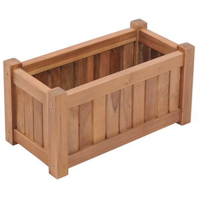 vidaXL Vyvýšený záhon 50x25x25 cm, tíkový masív