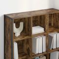 vidaXL Knižnica 99.5 x 30 x 108.5 cm Kompozitné drevo Dymová dub