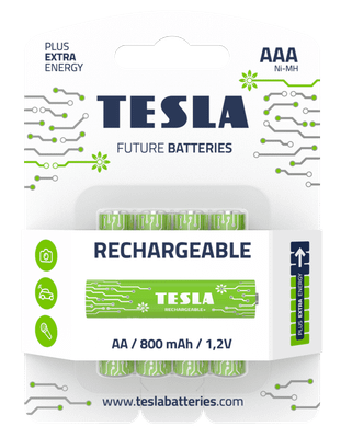 1099137119 Tesla nabíjecí baterie AAA (HR03, mikrotužková, blister) 4 ks