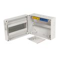 Rozvádzač FlatBOX 5910 IP65, 10 mod., na omietku, priehl. dvere, 170x220x116 mm