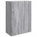 vidaXL Nástenná skrinka 66 x 34,5 x 90 cm Kompozitné drevo Sivý Sonoma