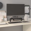 vidaXL Rohový stojan na monitor čierny 49x28x10,5 cm