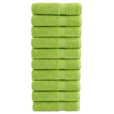 vidaXL Prémiové osušky SOLUND 10 ks fialové 100x150 cm 600 g/m2