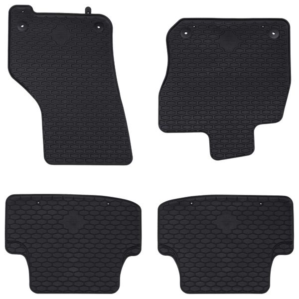 vidaXL Autokoberec 4 pcs Čierna vhodné pre VW GOLF VIII MHEV 2020-
