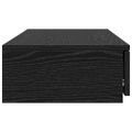 vidaXL Zásuvky pod posteľ Čierny dub 80 x 36,5 x 16,5 cm