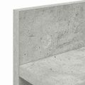 vidaXL Vešiak na stenu Nástenná montáž Betónová šedá 60 x 10,5 x 18 cm