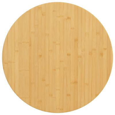 vidaXL Stolová doska Ø60x4 cm bambus