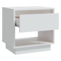 vidaXL Nočné stolíky 2 ks biele 45x34x44 cm drevotrieska