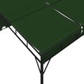 vidaXL Altánok 4 x 3 x 2,3 m Zelená Polyester a oceľ