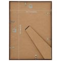 vidaXL Fotorámiky na stenu alebo stôl 5 ks bronzové 29,7x42 cm MDF