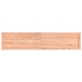 vidaXL Stolová doska svetlohnedá 180x40x(2-6)cm ošetrený masív hrany
