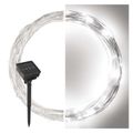 LED reťazec EMOS D3ZC01 so solárny panel, 12 m, vonkajšie i vnútorné, chladná biela, časovač