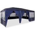 vidaXL Párty stan 600 x 400 x 266 cm Modrá Polyetylén