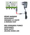 Redukcia F konektor/DC konektor DCF-1, 5,5/2,5mm, pre anténne zosilňovače Redukce F konektor / DC konektor DCF-1, 5,5/2,5mm, pro anténní zesilovače