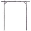 vidaXL Záhradná pergola, sivá 200x40x205 cm, impregnovaná borovica