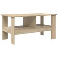 vidaXL Konferenčný stolík Sonoma dub 90 x 50 x 45 cm Kompozitné drevo