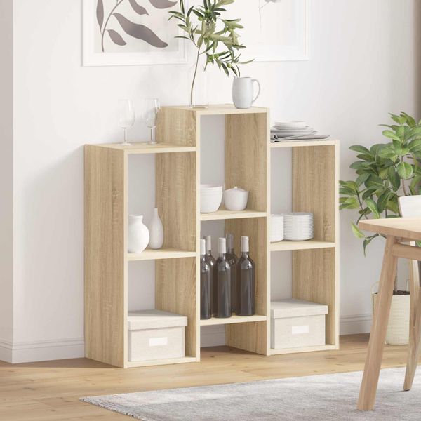 vidaXL Servírovacia skriňa Sonoma dub 90 x 30 x 90 cm