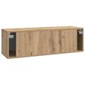 vidaXL Nástenná TV skrinka 98 x 31 x 30 cm Dub artisan