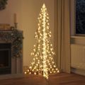 vidaXL Vianočný stromček 240 LED Teplá biela 180 cm PET