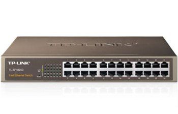 Switch 16-port 10/100M TP-LINK TL-SF1016DS, 16x 10/100M RJ45 ports, 13" kovové prevedenie